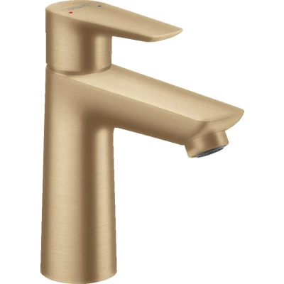Imagen de Hansgrohe Talis E Grifo monomando de lavabo 110 con vaciador automático, bronce cepillado, 71710140