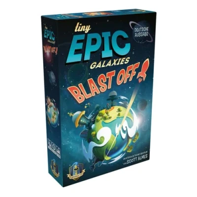 Imagen de Asmodee Gamelyn Games Tiny Epic: Galaxies Blast Off! Juego Familiar de Dados 2 4 Jugadores A Partir 9 años 30+ Minutos Español