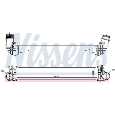 Imagen de NISSENS 961481 Intercooler