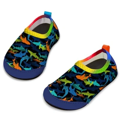 Imagen de Yorgou Zapatos de Agua para niños y niñas, Playa pequeños, Calcetines acuáticos Descalzos Antideslizantes Piscina
