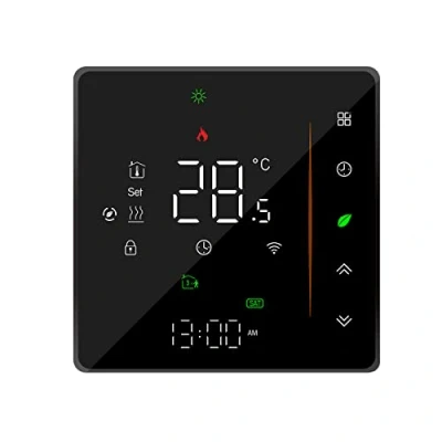 Imagen de Qiumi Controlador de Temperatura WiFi Inteligente App Vida Control Remoto calefacción calderas Agua y Gas Compatible con Alexa página Inicio Google