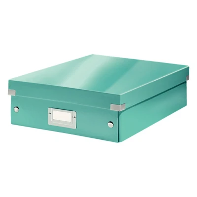 Imagen de Leitz 60580051 Caja organizadora Click &amp; Store Mediana (280x100x370 mm) Color Turquesa