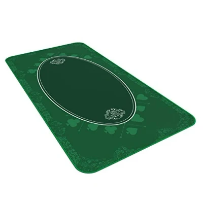 Imagen de Mantel Universal para Juegos de Cartas, Mesa y salón Verde en una Juego Propia 160 x 80cm Lujo Alfombra Bloc