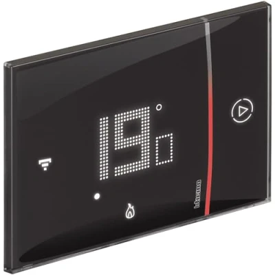 Imagen de BTicino SXG8002 termostato Inteligente WiFi Smarther2 con Netatmo, de Caldera empotrable, programable, Control Encendido/Apagado también aplicación, Alexa y Google, visualización