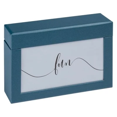 Imagen de walther design caja de almacenamiento para 100 fotos 10 x 15 cm, azul, FB 116 L, Fun