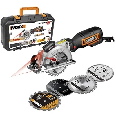 Imagen de WORX WX427.2 Sierra Circular WORXSaw XL 710W, 4 discos de corte, 46 mm