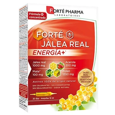 Imagen de Jalea Real Concentrada para Reforzar Defensas y Disminuir Fatiga. 20 Ampollas Forté Pharma