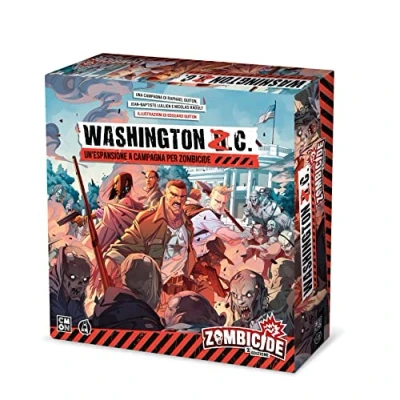 Imagen de Asmodee Zombicide, Segunda Edición: Washington Z.C. Expansión de Juego Mesa, 1 6 Jugadores, edición en Italiano