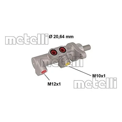 Imagen de METELLI 05 0846 Cilindro Maestro de Freno 20,64 Aluminio DACIA: Logan I MCV, Sandero I, Berlina
