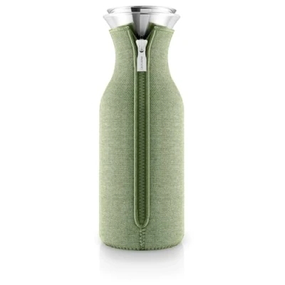Imagen de EVA SOLO Jarra para nevera de 34 onzas, bebidas frías y calientes, vidrio borosilicato apto lavavajillas, borde vertido acero inoxidable silicona, diseño funcionalidad daneses,