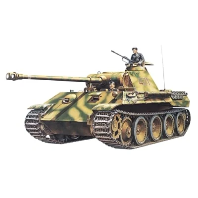 Imagen de Tamiya Pantera 35065 Modelo de Coche alemán SdKfz.171 Panther A (2), Escala 1:35, Color Camuflaje (TPK 35065)