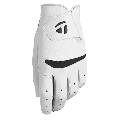 Imagen de TaylorMade Stratus Soft Guante de Golf, Hombres, Blanco, M/L