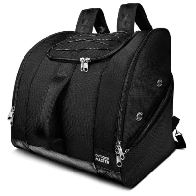 Imagen de OutdoorMaster Bolsa para Botas de esquí y Snowboard, 50 l, excelente Viajes con Exterior e Inferior Impermeables, Hombres, Mujeres jóvenes, Color Negro