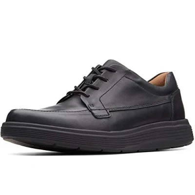 Imagen de Clarks Un Abode Ease, Zapatos de Cordones Derby Hombre, Negro (Black Leather), 43 EU