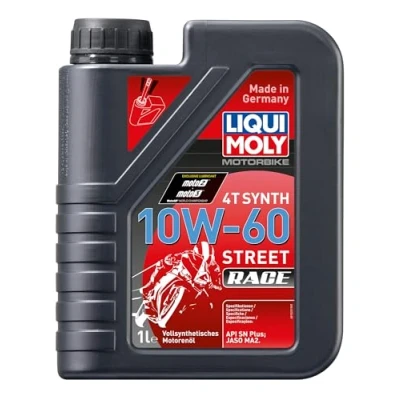 Imagen de LIQUI MOLY Motorbike 4T Synth 10W 60 Street Race 1 L Aceite de 4 tiempos motocicleta 1525