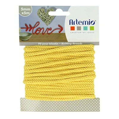 Imagen de Artemio Hilo para Tejer (5 mm x 5 m), Color Amarillo