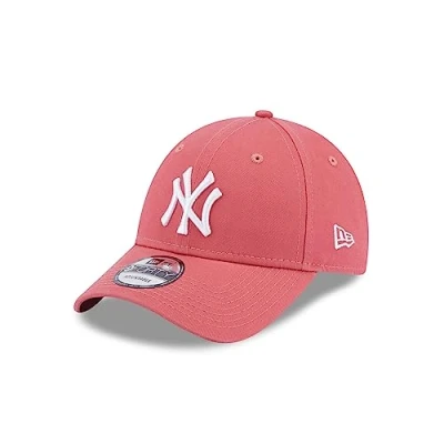 Imagen de New Era York Yankees MLB Fankappe 9Forty Strapback Cap NY Logo Basecap Pink weiß One Size