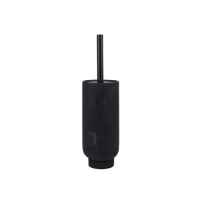 Imagen de Mette Ditmer Escobilla de inodoro Attitude Resina piedra Color: Negro (Ø x H): 10 37 cm