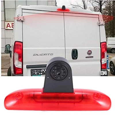 Imagen de Coche Tercer Techo Lámpara de Freno Montaje Superior Vista Posterior Cámara Respaldo para Fiat Ducato 244 Bus Kasten/Peugeot Boxer/Citroen Jumper Relay 2002 2006 luz 3 Transporter Tercera