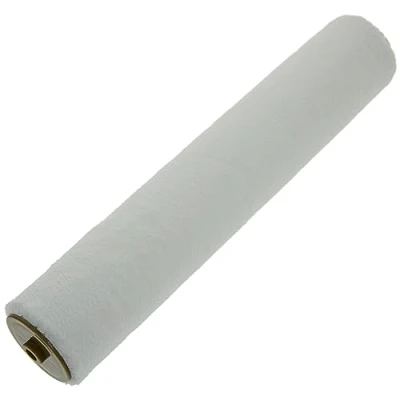 Imagen de Coral 41865 Aspire Rodillo de pintura profesional (5 mm, microfibra alta calidad, para superficies lisas, emulsión comercial o brillante, 30,4 x 4,4 cm), color blanco puro