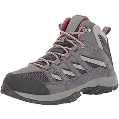 Imagen de Columbia CRESTWOOD MID WATERPROOF Botas Montaña De Senderismo Y Trekking impermeables Hombre , Gris (Dark Grey x Deep Rust), 49 EU
