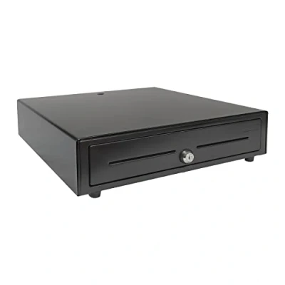 Imagen de UNYKAch Cajón Portamonedas UNYCASH con 4 Compartimentos para Billetes y 8 Departamentos Monedas, Plug &amp; Play Conector RJ 11, Compatible Todas las Impresoras Térmicas del Mercado