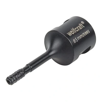 Imagen de wolfcraft Broca de perforación con diamante &quot;Ceramic&quot; para amoladoras angulares I 5995000 la instalación sujeciones grifería y pasamuros cables en azulejos baldosas