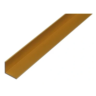 Imagen de Alberts 434328 Perfil angular, Aluminio, anodizado dorado, 1000 x 25 mm
