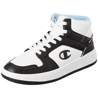 Imagen de Champion Rebound 2.0 Mid W, Zapatillas Deportivas Mujer, Blanco Negro Azul Rosa Ww018, 39 EU