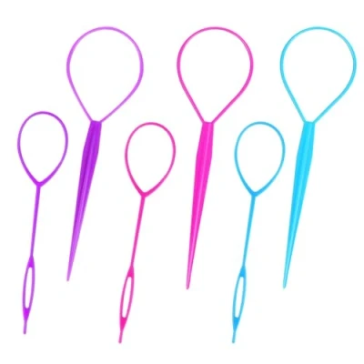 Imagen de 6 pcs Cabello Pull Aguja para Mujer, Cinta El pelo, Pelo moño Niñas Moda Hair Design DIY, Ayuda Peinado, Accesorios de Peinado