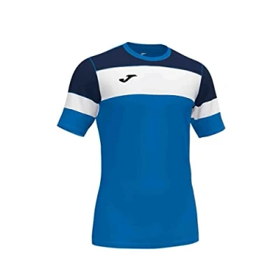 Imagen de Joma Crew IV Camisetas Equip. M/C, Hombre, Royal Marino Blanco, 4XS 3XS