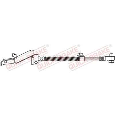 Imagen de QUICK BRAKE 86.902X Latiguillos de Freno 475 3/8&quot;x24UNF