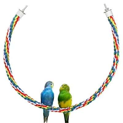 Imagen de Perchas para Pajaros Cuerda de Loro 105cm Agapornis/Periquitos/Cockatiel