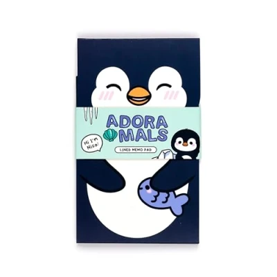 Imagen de Puckator Cuaderno con apertura Flip Pingüino Animales dulces