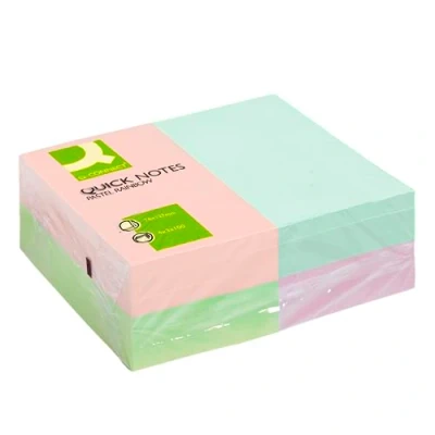 Imagen de Q Connect 125x75mm Pastel Quick Note Repositionable Pad Rainbow