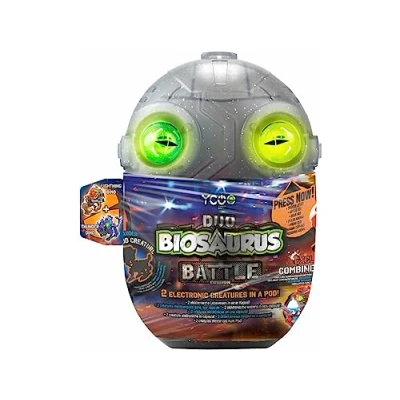 Imagen de Bizak Biosaurus Battle Pack Doble, descubre y construye Las Criaturas electrónicas en su Interior, 20 24 Piezas Incluidas, 4 Modelos para coleccionar (62008129)