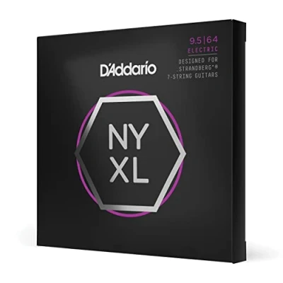 Imagen de D&#039;Addario NYXL09564SB, Nickel Wound, Strandberg 7 String, Super Light Plus, 095 64