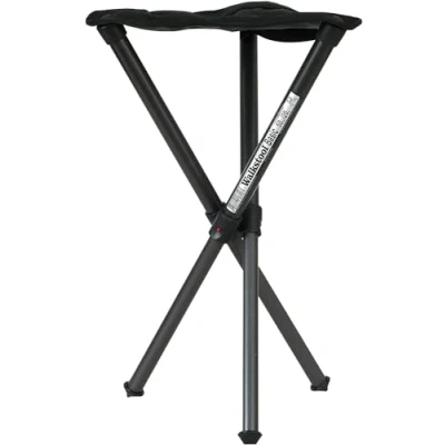 Imagen de Walkstool Modelo Basic Negro Taburete Plegable 3 Pies de Aluminio Altura del Asiento 50 cm Carga máxima 150 kg Hecho en Suecia