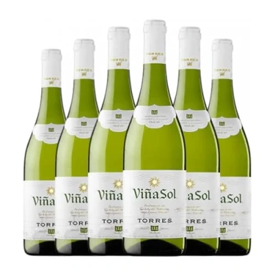 Imagen de Torres Viña Sol Parellada Seco Catalunya Joven 75 cl Vino blanco (Caja de 6 Botellas cl)