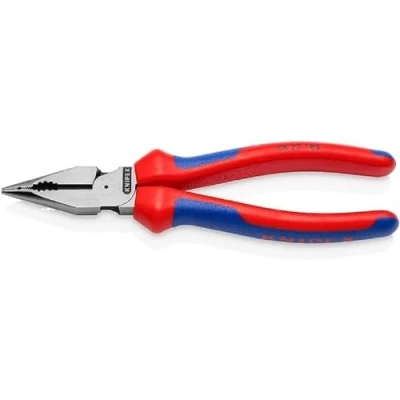 Imagen de KNIPEX 08 22 185 SB Alicate universal en punta con fundas multicomponentes negro atramentado mm