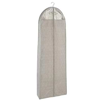 Imagen de WENKO Bolsas portatrajes Balance 180 x 60 cm Funda para ropa, protección segura, almacenamiento trajes y vestidos Taupe