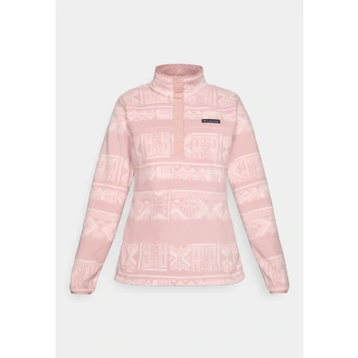 Imagen de Columbia Benton SPRINGS Printed 1/2 SNAP Suéter de forro polar, Mujer, Talla: Medium, Eraser pink