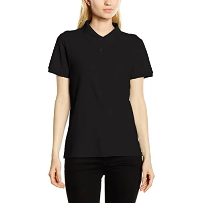 Imagen de Fruit of the Loom SS092M, Polo para Mujer, Negro, XS