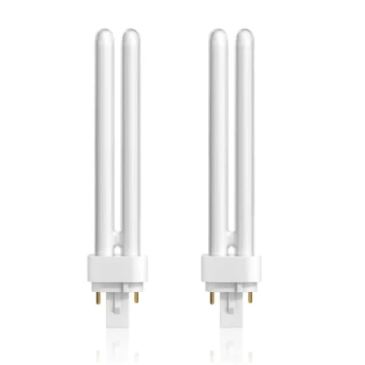 Imagen de HeatingLux 26W G24d 3 Bombillas PLC Tubo, 2 Pines Luz blanca 6500K CFL Lámpara, 1600LM, Fluorescentes de Bajo Consumo, No Regulable, Pack