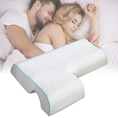 Imagen de Fashionapple Almohada de Espuma viscoelástica para Dormir, Parejas, Brazos, cojín acurrucarse, Transpirable, Rebote Lento apoyabrazos Lumbar (Brazo Derecho)