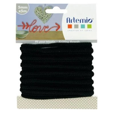 Imagen de Artemio Hilo de Tejer 5 mm x m Negro,