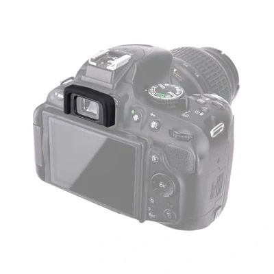 Imagen de JJC ocular de silicona suave para cámara Nikon D5600 D5500 D5400 D5300 D5200 D5100 D5000 D3400 D3300 D3200 D3100 D3000 sustituye al DK 25