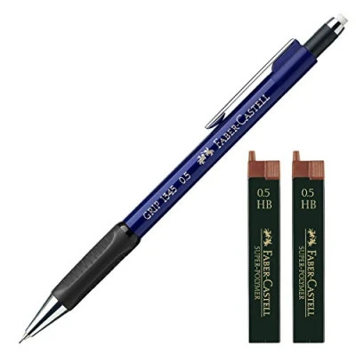 Imagen de Faber Castell Portaminas Grip 1345 51, grosor de la mina: 0,5 mm (azul con 24 minas repuesto)
