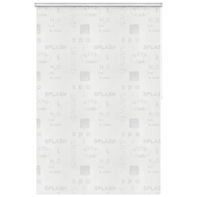 Imagen de vidaXL Persiana Enrollable de Ducha, Cortina Impermeable Estor Decorativo, Biombo para Baño Bañera Regadera, Splash 140x240 cm