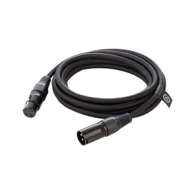 Imagen de Elgato Cable XLR de micrófono apantallado para grabación en estudio y producción directo, clavijas chapadas oro, macho a hembra, micro línea analógica balanceada, 10 pies/3 m
